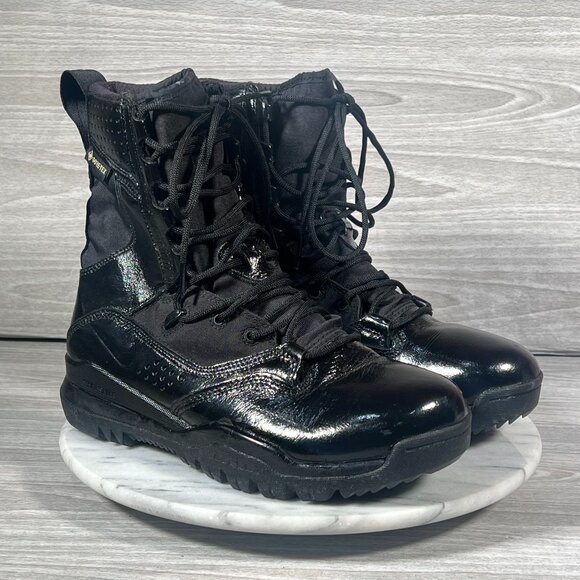 Nike SFB Field Mens Black Leather Tactical Boots GORE-TEX